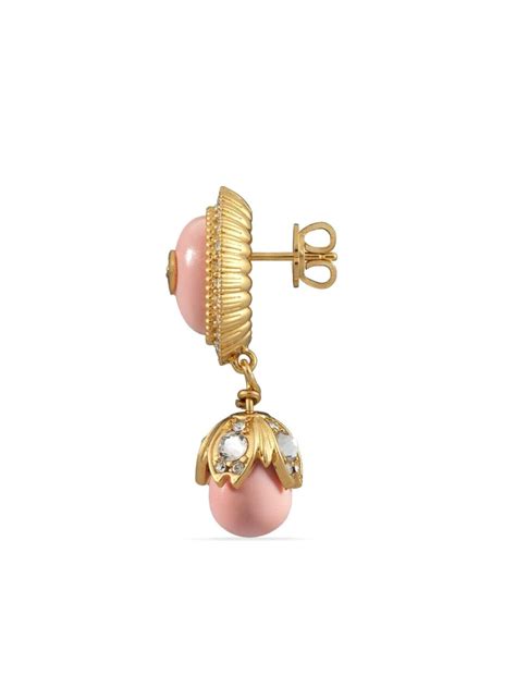 gucci pearl earrings studs